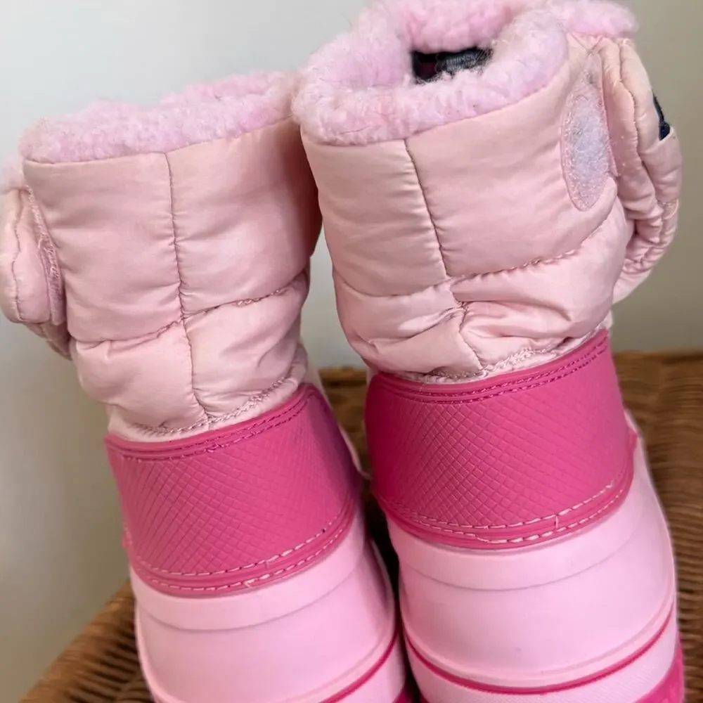 Lands’ End Pink Insulated Winter Snow Boots – Youth 4 (EU 36) – EUC